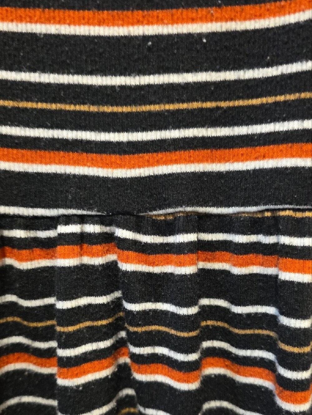 wild fable Black, White & Rust Striped Scoop Tank Dress - Picture 3 of 7